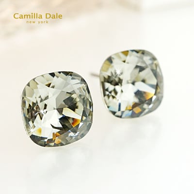 CamillaDale 公爵石水晶耳環(黑金剛)3