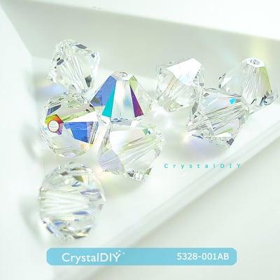 CrystalDIY奧地利水晶SW #5328水晶串珠水晶亮彩(001AB)9