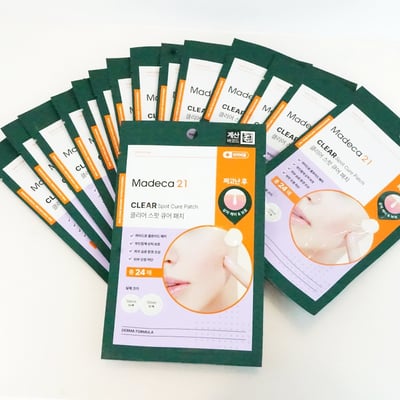 韓國Madeca21舒緩痘痕斑點護理貼68片 透明隱形貼 含有茶樹葉油7