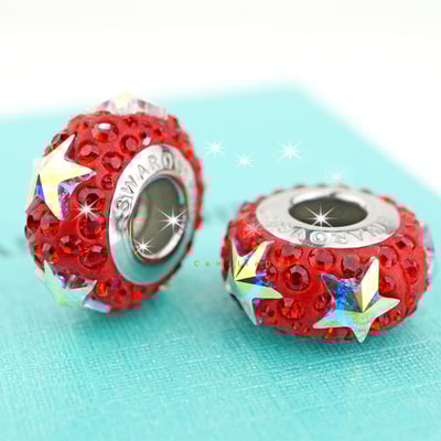 CrystalDIY奧地利水晶SW密鑲串珠81702 STAR星星 兩色可選9