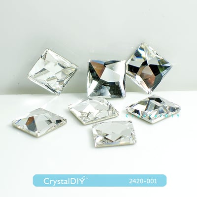 CrystalDIY奧地利水晶SW水晶黏貼鑽#2420 正方形10MM3