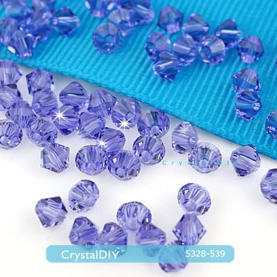 CrystalDIY奧地利水晶SW水晶串珠#5328 薰衣草紫(#539) 4mm4