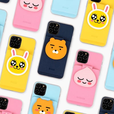 Kakao PU卡夾式後掀蓋手機保護套 for iphone11、iphone121