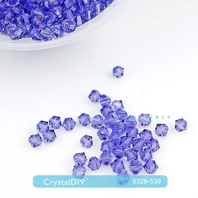 CrystalDIY奧地利水晶SW水晶串珠#5328 薰衣草紫(#539) 4mm6