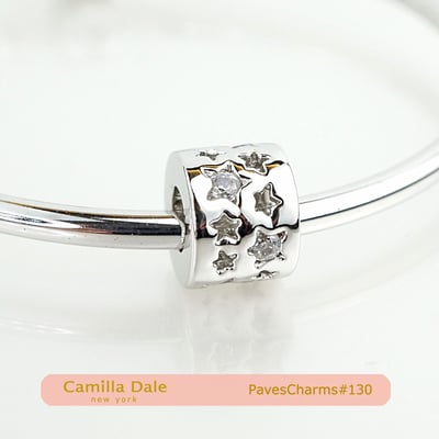 CamillaDale 星空正白K手鍊串飾【130】 適用潘朵拉手鍊手環2