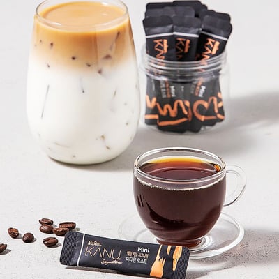 KANU Mini 다크 로스트(深焙)美式咖啡0.9gx70包精美禮盒贈隨行杯一個孔劉代言金牌頂級享受 混合咖啡豆7