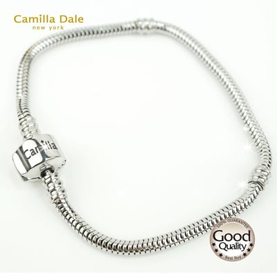 CamillaDale韓製不鏽鋼手鍊 人氣商品 手鍊適用潘朵拉串飾 不鏽鋼原色1