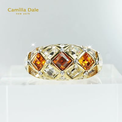 Camilladale 時尚繁星晶鑽14K金戒指(金) 韓製【絕版精品】5