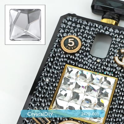 CrystalDIY奧地利水晶SW水晶黏貼鑽#2420 正方形10MM2