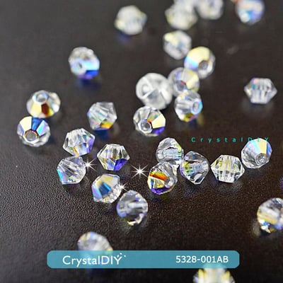 CrystalDIY奧地利水晶SW #5328水晶串珠水晶亮彩(001AB)4