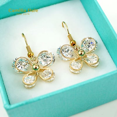 CamillaDale 花蝴蝶晶鑽耳環3