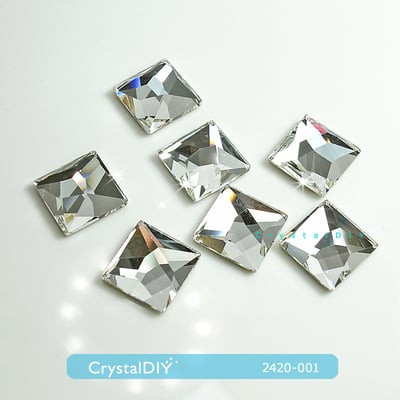 CrystalDIY奧地利水晶SW水晶黏貼鑽#2420 正方形10MM1