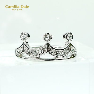 Camilla Dale W兩個世界皇冠W水晶戒指 韓製3