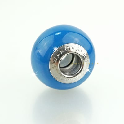 CrystalDIY奧地利SW #5890水晶珍珠中孔 14mm 兩色可選適用潘朵拉手鍊3