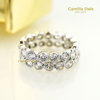 Camilladale 韓製360度圓星鑽戒指2