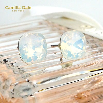 CamillaDale 公爵石水晶耳環(白蛋石)3