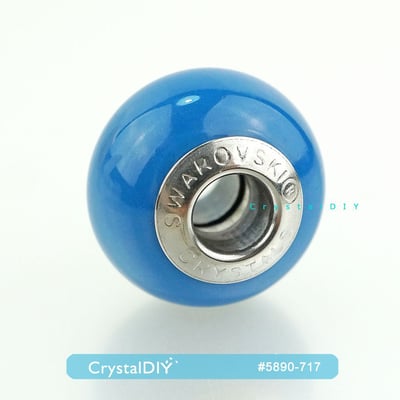 CrystalDIY奧地利水晶SW #5890水晶珍珠中孔青金石(717) 14mm單顆3