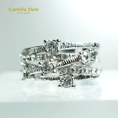 CamillaDale 交織水晶戒指1