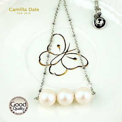 CamillaDale 雪之戀水晶珍珠項鍊8