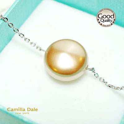 CamillaDale 玫瑰金珍珠鎖骨短鍊2