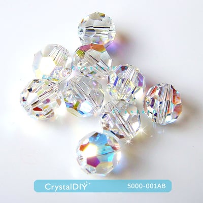 CrystalDIY奧地利水晶SW水晶串珠#5000水晶亮彩(001AB)5