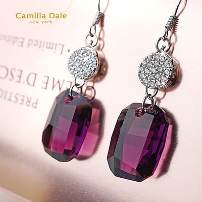 CamillaDale 紫水晶情緣耳環1