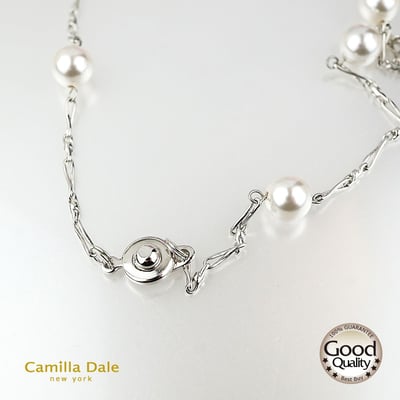 CamillaDale 冰雪點點珍珠項鍊5