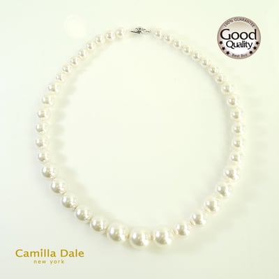 CamillaDale 摩登水晶珍珠項鍊3