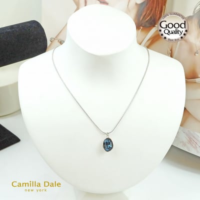 CamillaDale 蒙大拿藍水晶項鍊3