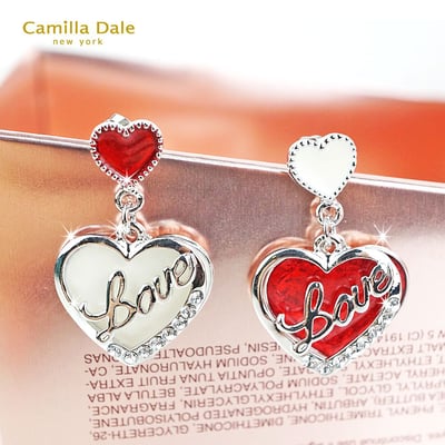 CamillaDale 心心相印耳環 垂吊式耳環1
