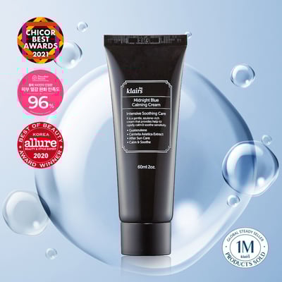 Klairs午夜藍鎮靜霜60ml midnight blue Calming Cream 低過敏舒緩霜2