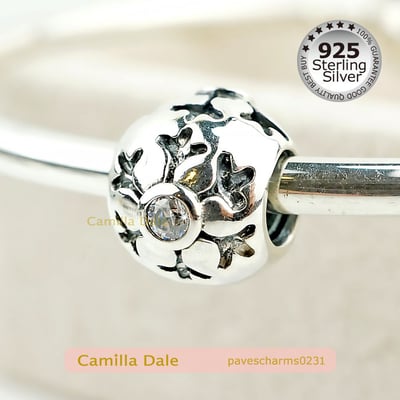 CamillaDale 雪花925純銀串飾【231】大孔徑 適用潘朵拉手鍊7