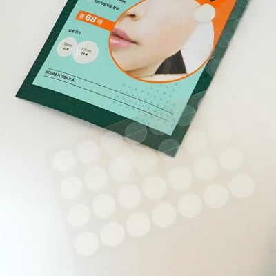 韓國Madeca21舒緩痘痕斑點護理貼68片 透明隱形貼 含有茶樹葉油5