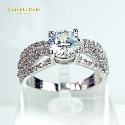 CamillaDale Dale 緞帶水鑽戒指1