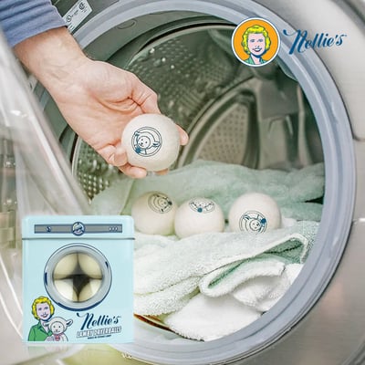 Nellie's 100%紐西蘭純羊毛烘衣球1組(4入)6