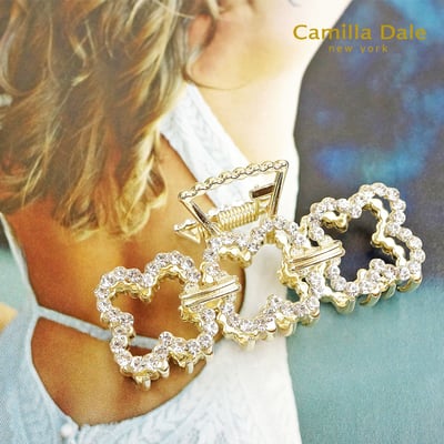 Camilla Dale 韓時尚 金色星河金屬鯊魚髮夾7