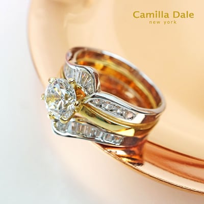 CamillaDale 永恆璀璨之星水晶戒指(18K金) 韓製2