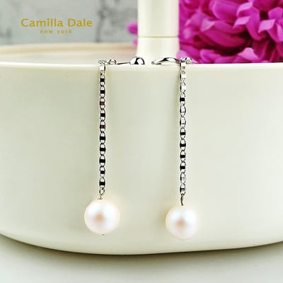 CamillaDale冬戀冰球耳環-珠月光(969)10mm2