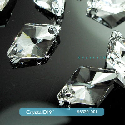CrystalDIY奧地利SW水晶吊墜#6320菱形水晶吊墜 Crystal(001) 14mm2