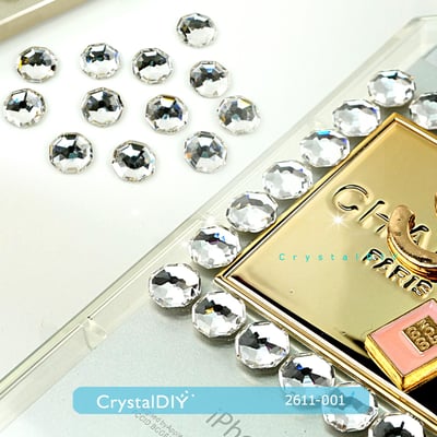 CrystalDIY奧地利水晶SW平底石#2611 Solaris Crystal (001)8mm1