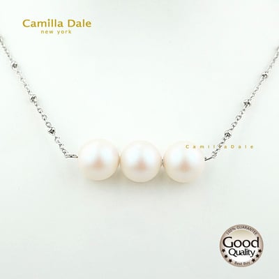 CamillaDale 雪之戀水晶珍珠項鍊7