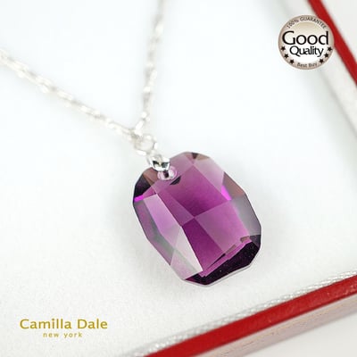 CamillaDale 彩繪紫水晶項鍊2