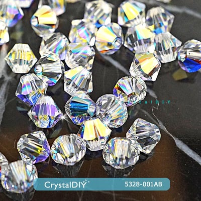 CrystalDIY奧地利水晶SW #5328水晶串珠水晶亮彩(001AB)6
