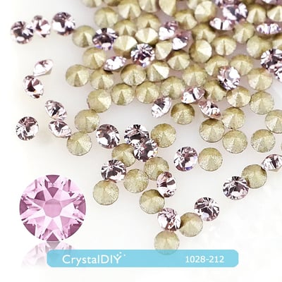 CrystalDIY奧地利水晶SW圓形石 #1028水晶(001) PP8、PP11每包100顆2