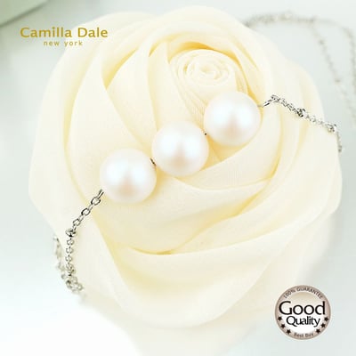 CamillaDale 雪之戀水晶珍珠項鍊2