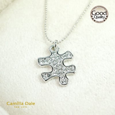 CamillaDale 拼圖水晶項鍊(韓製)2