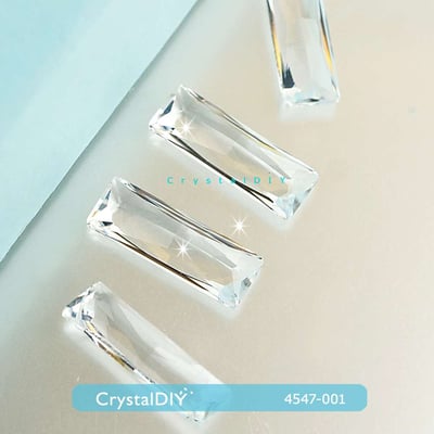 CrystalDIY奧地利SW水晶裸鑽#4547女王石花式石 白鑽15*5mm1