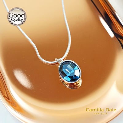 CamillaDale 蒙大拿藍水晶項鍊4