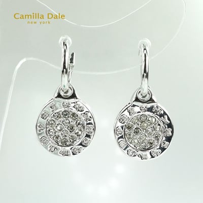 CamillaDale 韓製雙鏡物語水晶耳環2