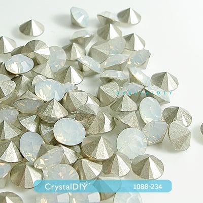CrystalDIY奧地利水晶SW圓形石#1028 白蛋石SS28(5.96~6.14mm)2